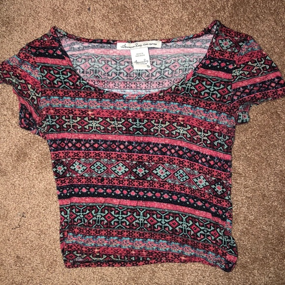 Patterned crop top - Picture 1 of 1